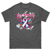 Lung Graffiti Ribbon Tee - JohnVsGBMDark HeatherS