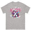 Lung Graffiti Ribbon Tee - JohnVsGBMSport GreyS