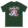 Lung Graffiti Ribbon Tee - JohnVsGBMForest GreenS