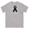 Melanoma Awareness Heartbeat Tee - JohnVsGBMSport GreyS