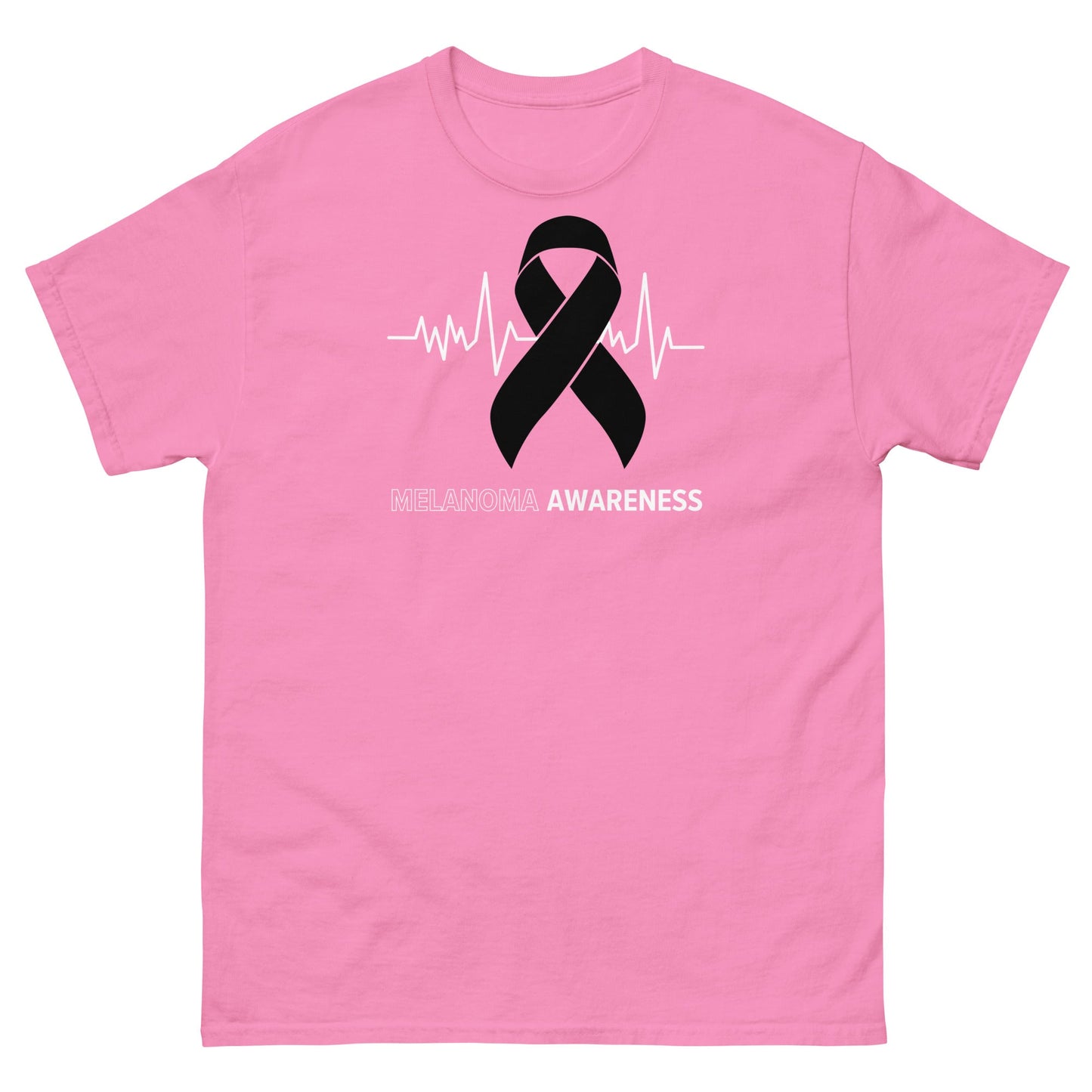 Melanoma Awareness Heartbeat Tee - JohnVsGBMAzaleaS