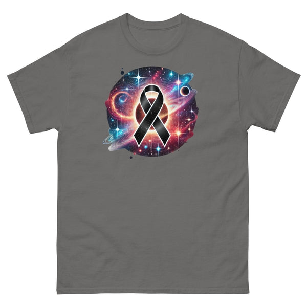 Melanoma Cancer Blackhole Galaxy Tee - JohnVsGBMCharcoalS