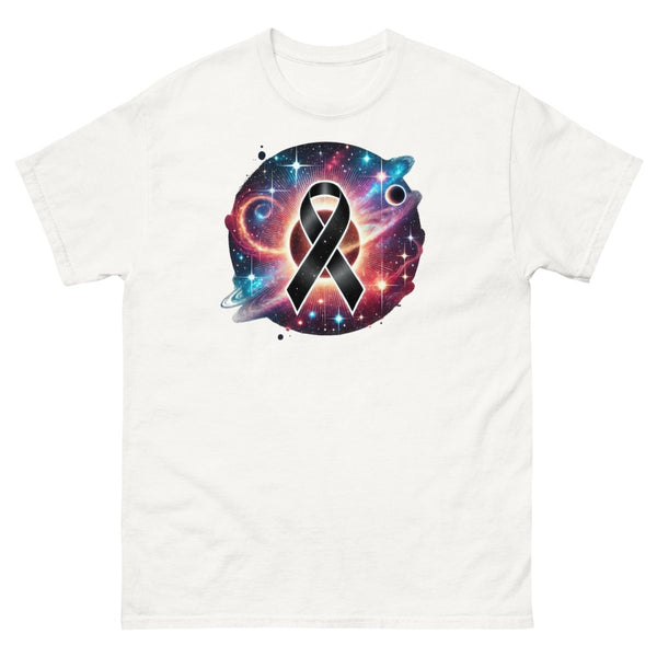 Melanoma Cancer Blackhole Galaxy Tee - JohnVsGBMWhiteS