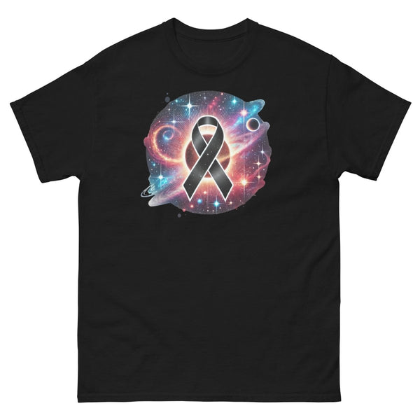 Melanoma Cancer Blackhole Galaxy Tee - JohnVsGBMBlackS