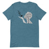 Melanoma Cancer Butterfly Tee - JohnVsGBMHeather Deep TealS