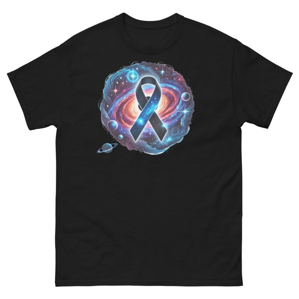 Melanoma Cancer Galaxy Tee - JohnVsGBMBlackS