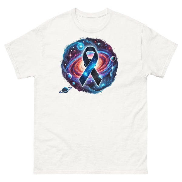 Melanoma Cancer Galaxy Tee - JohnVsGBMWhiteS