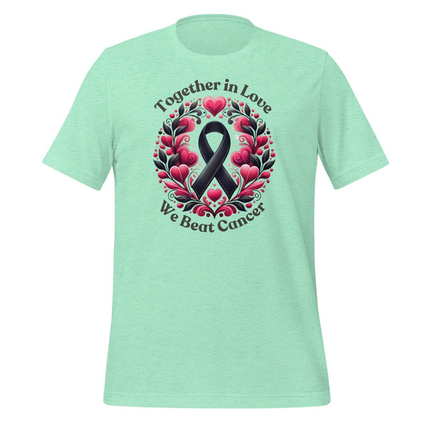 Melanoma Cancer Love Tee - JohnVsGBMHeather MintS