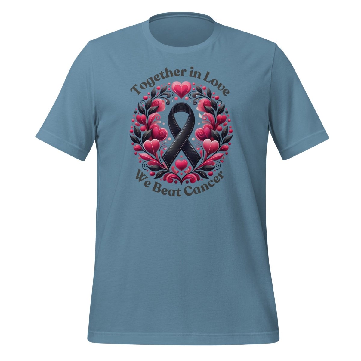 Melanoma Cancer Love Tee - JohnVsGBMSteel BlueS