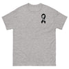 Melanoma Cancer Ribbon Tee - JohnVsGBMSport GreyS