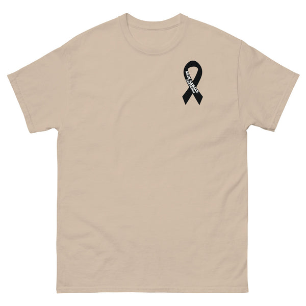 Melanoma Cancer Ribbon Tee - JohnVsGBMSandS