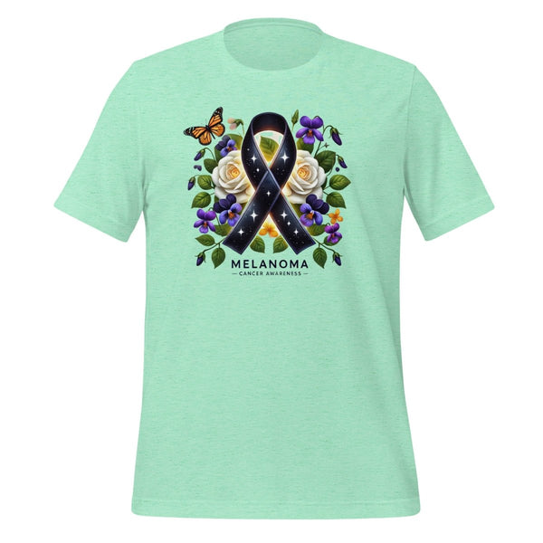 Melanoma Cancer Spring Tee - JohnVsGBMHeather MintS