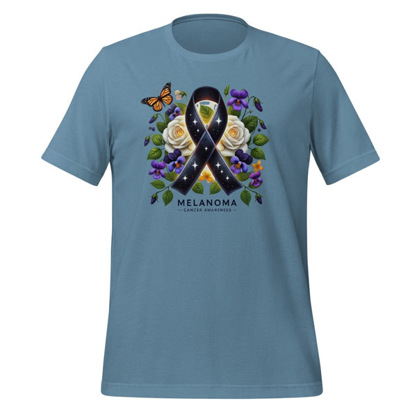 Melanoma Cancer Spring Tee - JohnVsGBMSteel BlueS