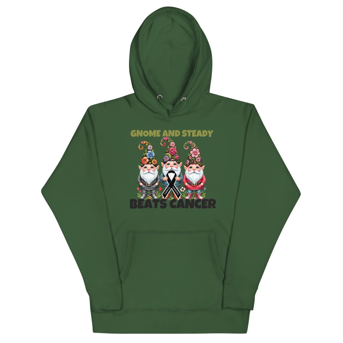 Melanoma Gnome Hoodie - JohnVsGBMForest GreenS