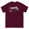 Melanoma I Wear Black for my Daughter Tee - JohnVsGBMMaroonS