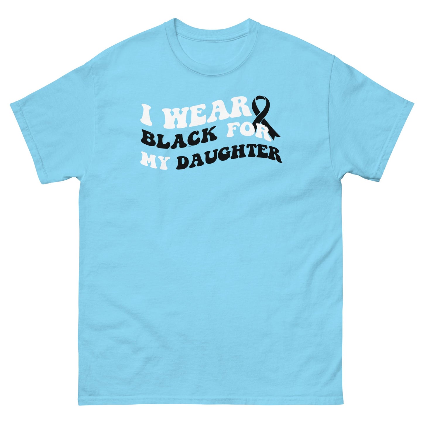 Melanoma I Wear Black for my Daughter Tee - JohnVsGBMSkyS