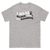 Melanoma I Wear Black for my Daughter Tee - JohnVsGBMSport GreyS