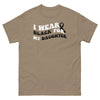 Melanoma I Wear Black for my Daughter Tee - JohnVsGBMBrown SavanaS