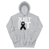 Melanoma Just Cure It Hoodie - JohnVsGBMSport GreyS