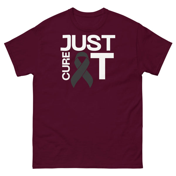 Melanoma Just Cure It Tee - JohnVsGBMMaroonS