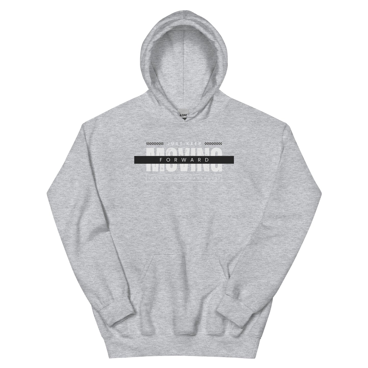 Melanoma Moving Forward Hoodie - JohnVsGBMSport GreyS