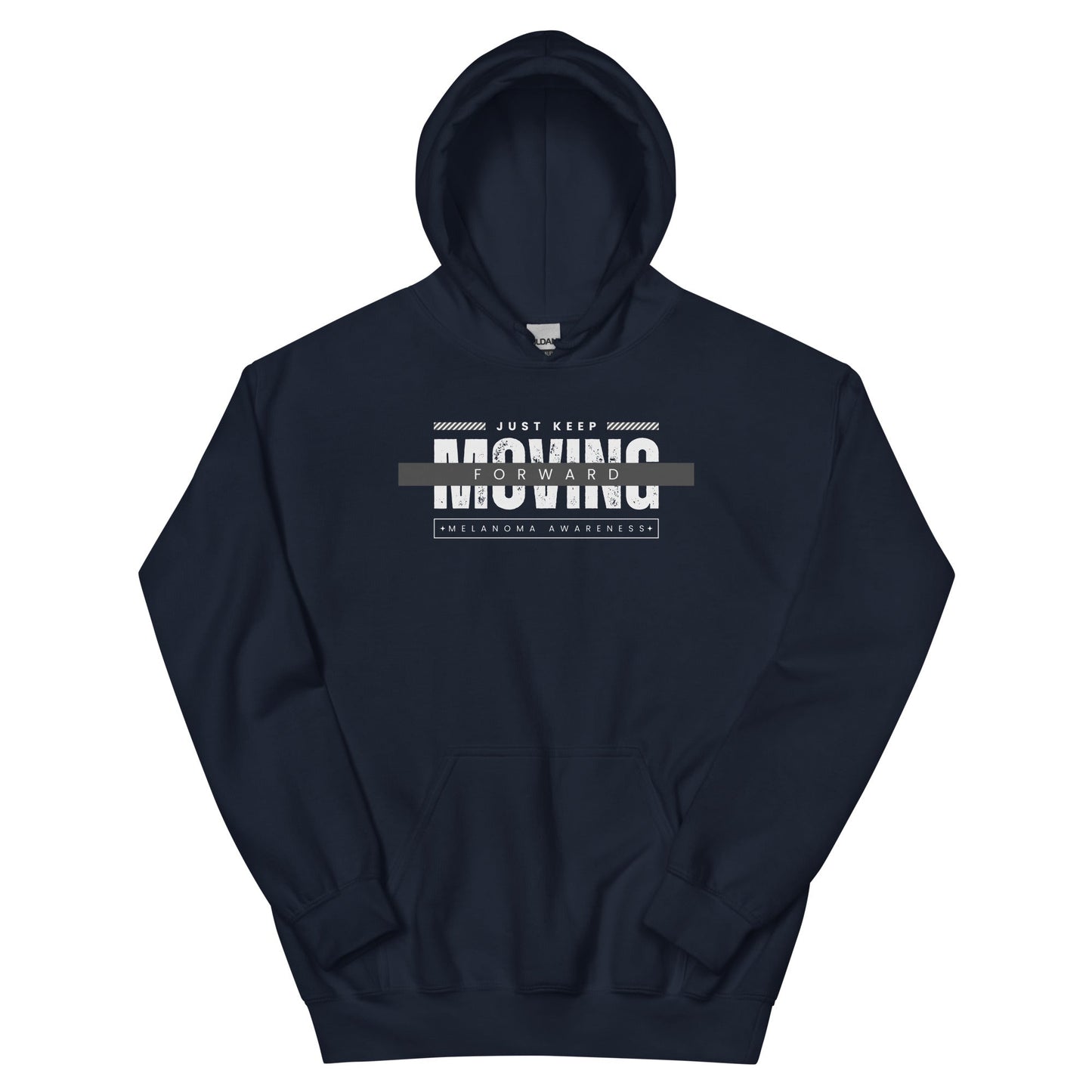 Melanoma Moving Forward Hoodie - JohnVsGBMNavyS