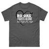 Melanoma No One Fights Alone Tee - JohnVsGBMDark HeatherS