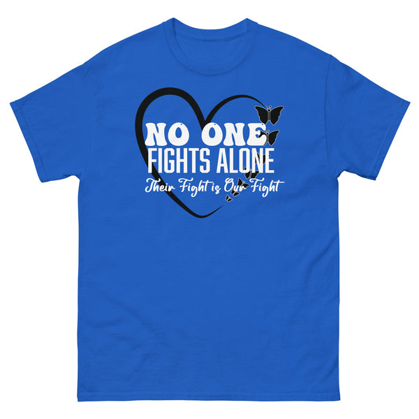 Melanoma No One Fights Alone Tee - JohnVsGBMRoyalS