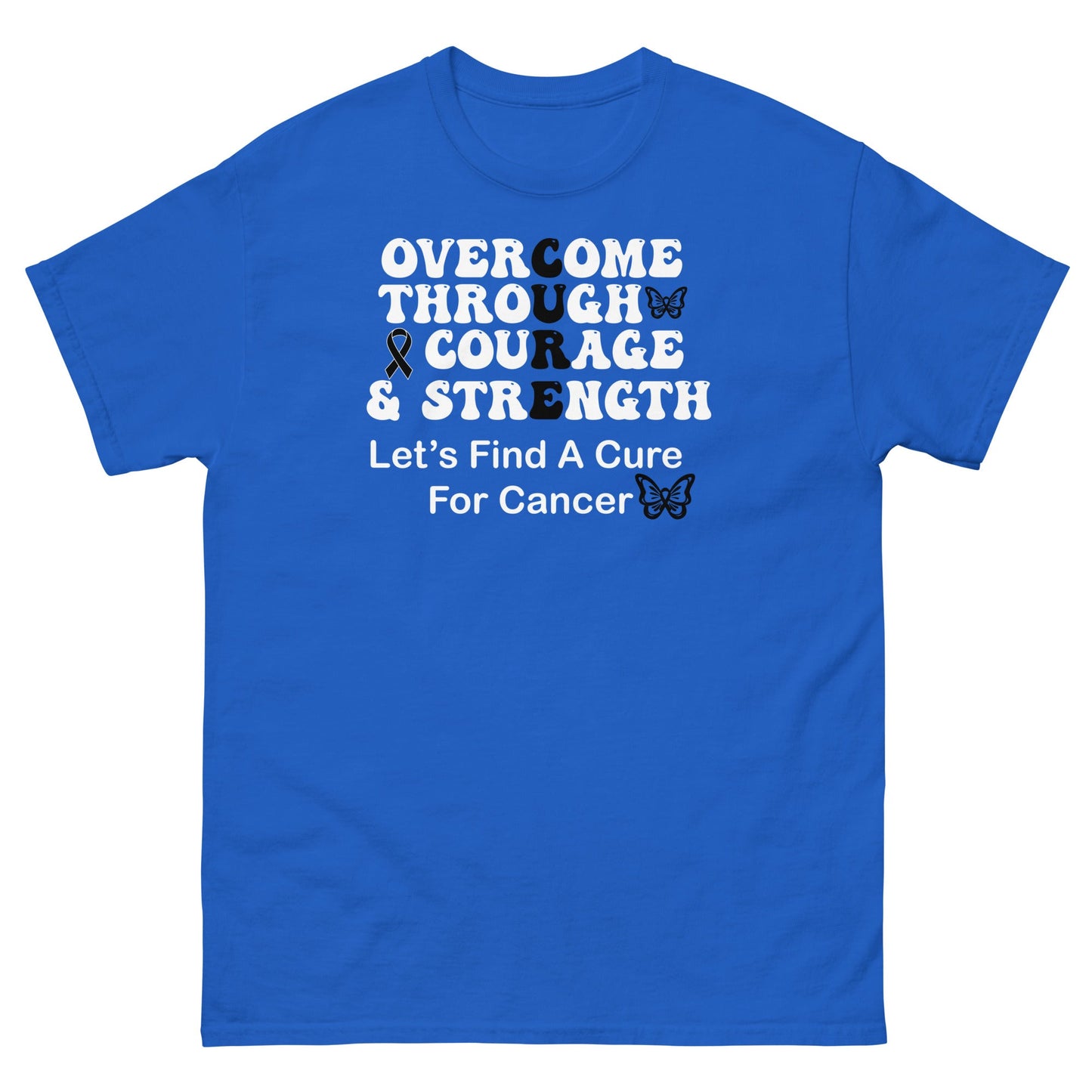 Melanoma Overcome Courage Tee - JohnVsGBMRoyalS