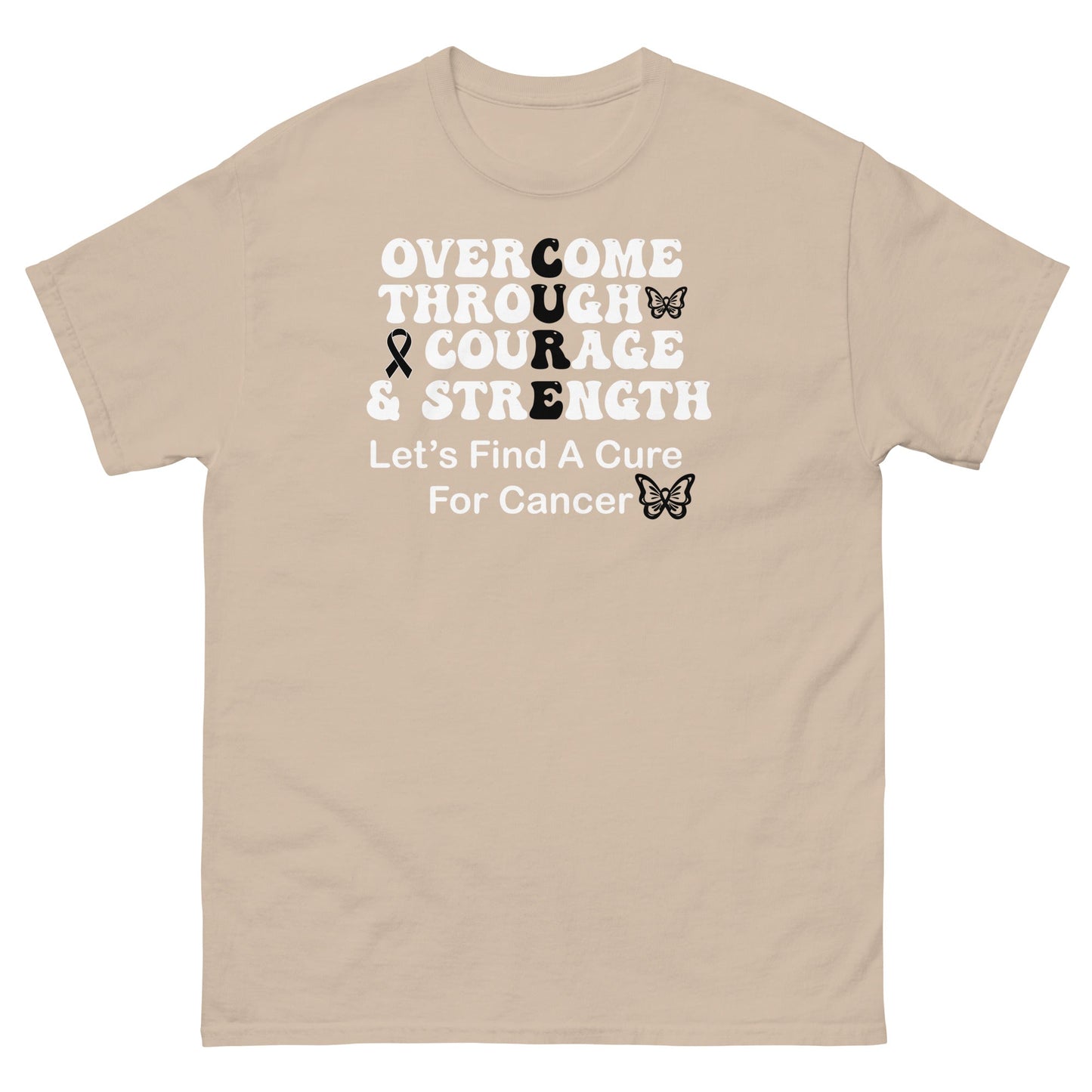 Melanoma Overcome Courage Tee - JohnVsGBMSandS