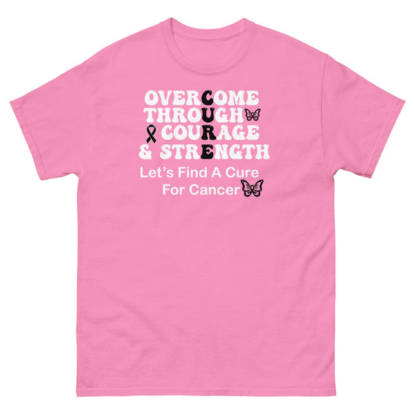 Melanoma Overcome Courage Tee - JohnVsGBMAzaleaS