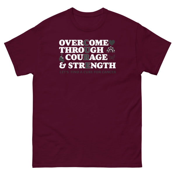 Melanoma Overcome Tee - JohnVsGBMMaroonS