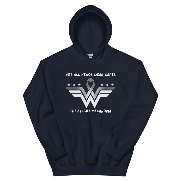 Melanoma Superhero Hoodie - JohnVsGBMNavyS