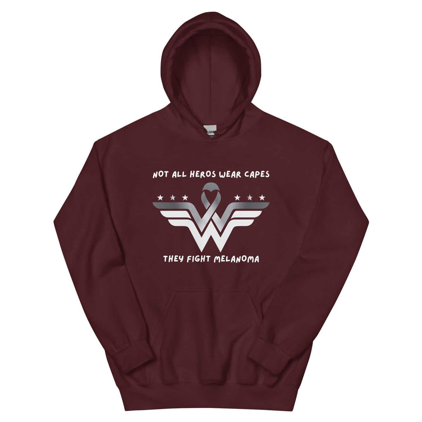 Melanoma Superhero Hoodie - JohnVsGBMMaroonS