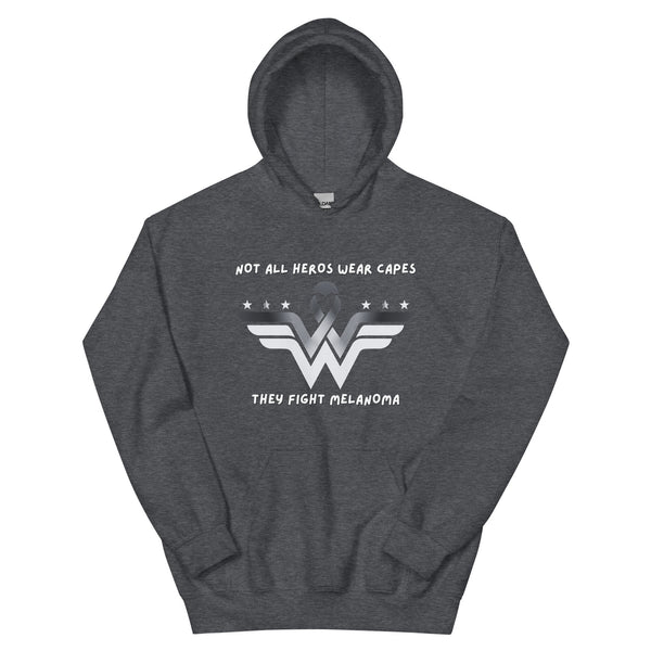 Melanoma Superhero Hoodie - JohnVsGBMDark HeatherS