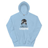 Melanoma Warrior Bow Hair Hoodie - JohnVsGBMLight BlueS