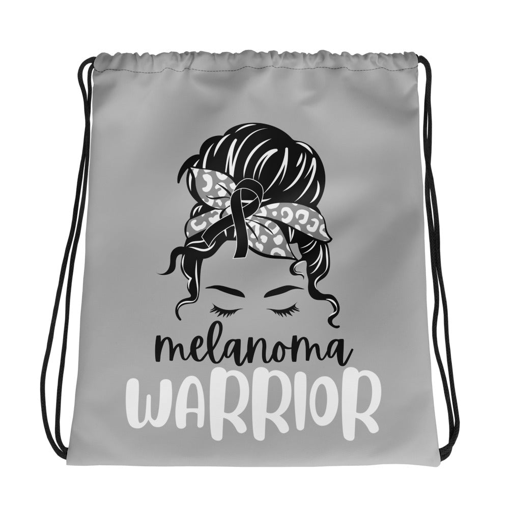 Melanoma Warrior Drawstring Bag - JohnVsGBM