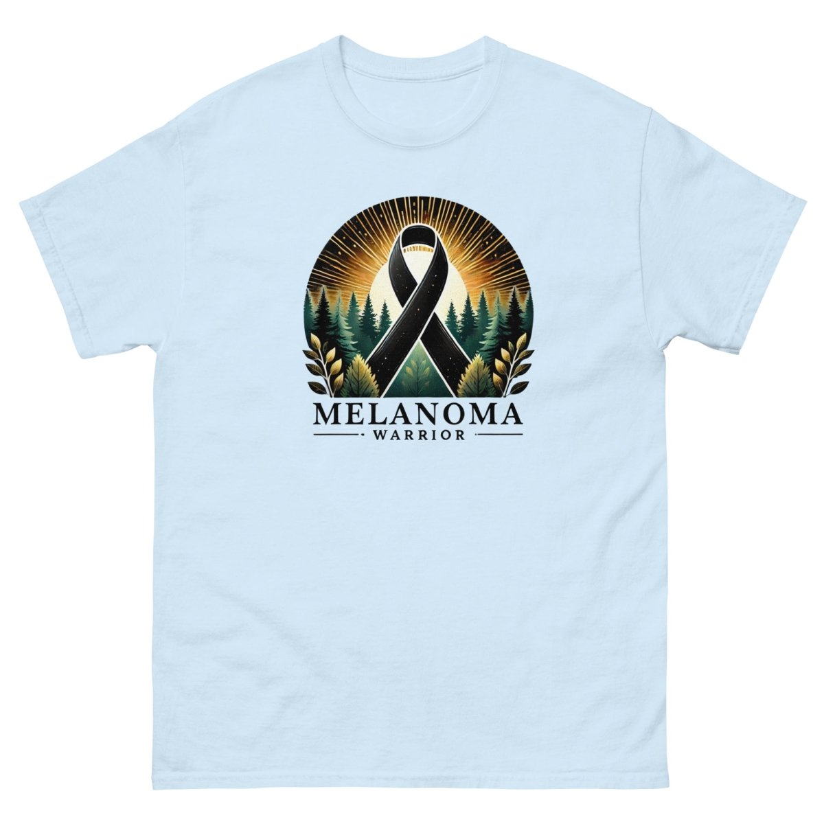 Melanoma Warrior Forest Tee - JohnVsGBMLight BlueS