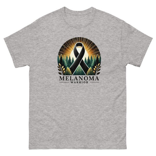 Melanoma Warrior Forest Tee - JohnVsGBMSport GreyS