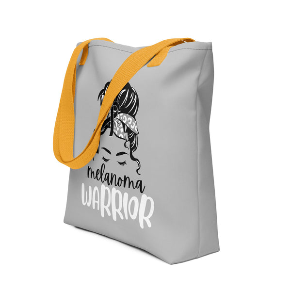 Melanoma Warrior Tote bag - JohnVsGBMYellow