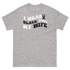 Melanoma Wear Black for Wife Tee - JohnVsGBMSport GreyS