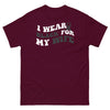 Melanoma Wear Black for Wife Tee - JohnVsGBMMaroonS