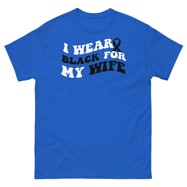 Melanoma Wear Black for Wife Tee - JohnVsGBMRoyalS