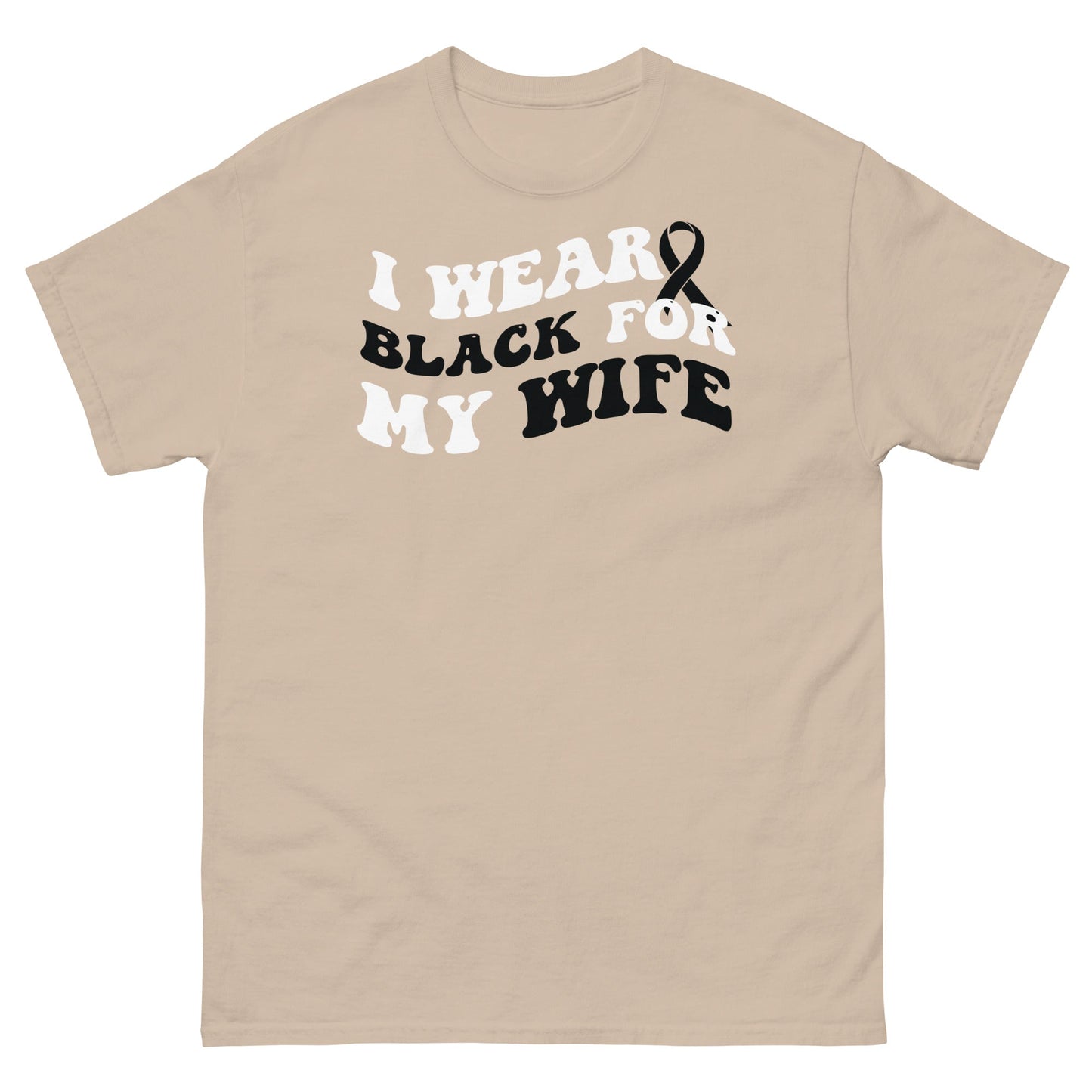 Melanoma Wear Black for Wife Tee - JohnVsGBMSandS