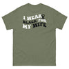 Melanoma Wear Black for Wife Tee - JohnVsGBMMilitary GreenS