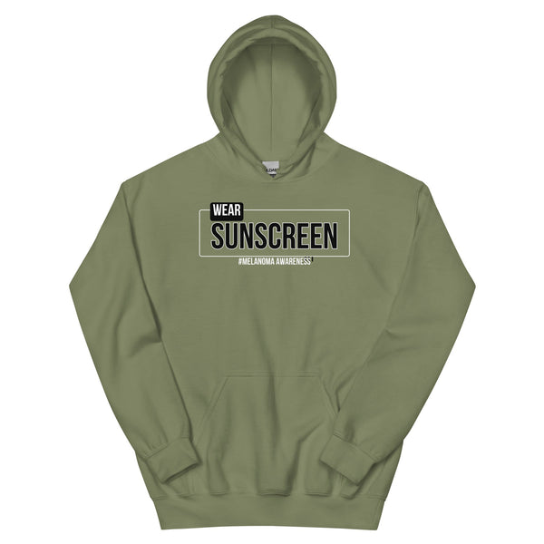 Melanoma Wear Sunscreen Hoodie - JohnVsGBMMilitary GreenS