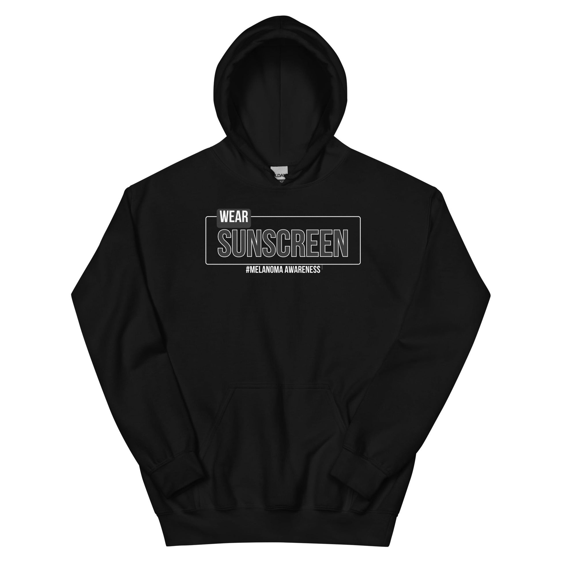 Melanoma Wear Sunscreen Hoodie - JohnVsGBMBlackS