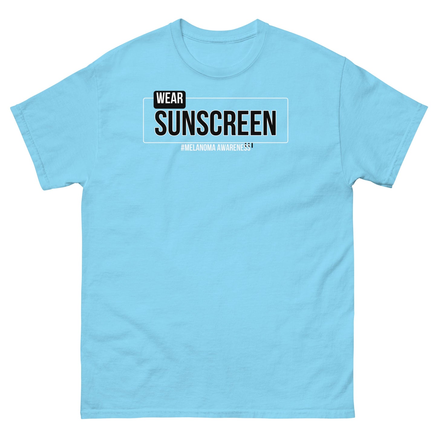 Melanoma Wear Sunscreen Tee - JohnVsGBMSkyS