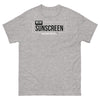 Melanoma Wear Sunscreen Tee - JohnVsGBMSport GreyS