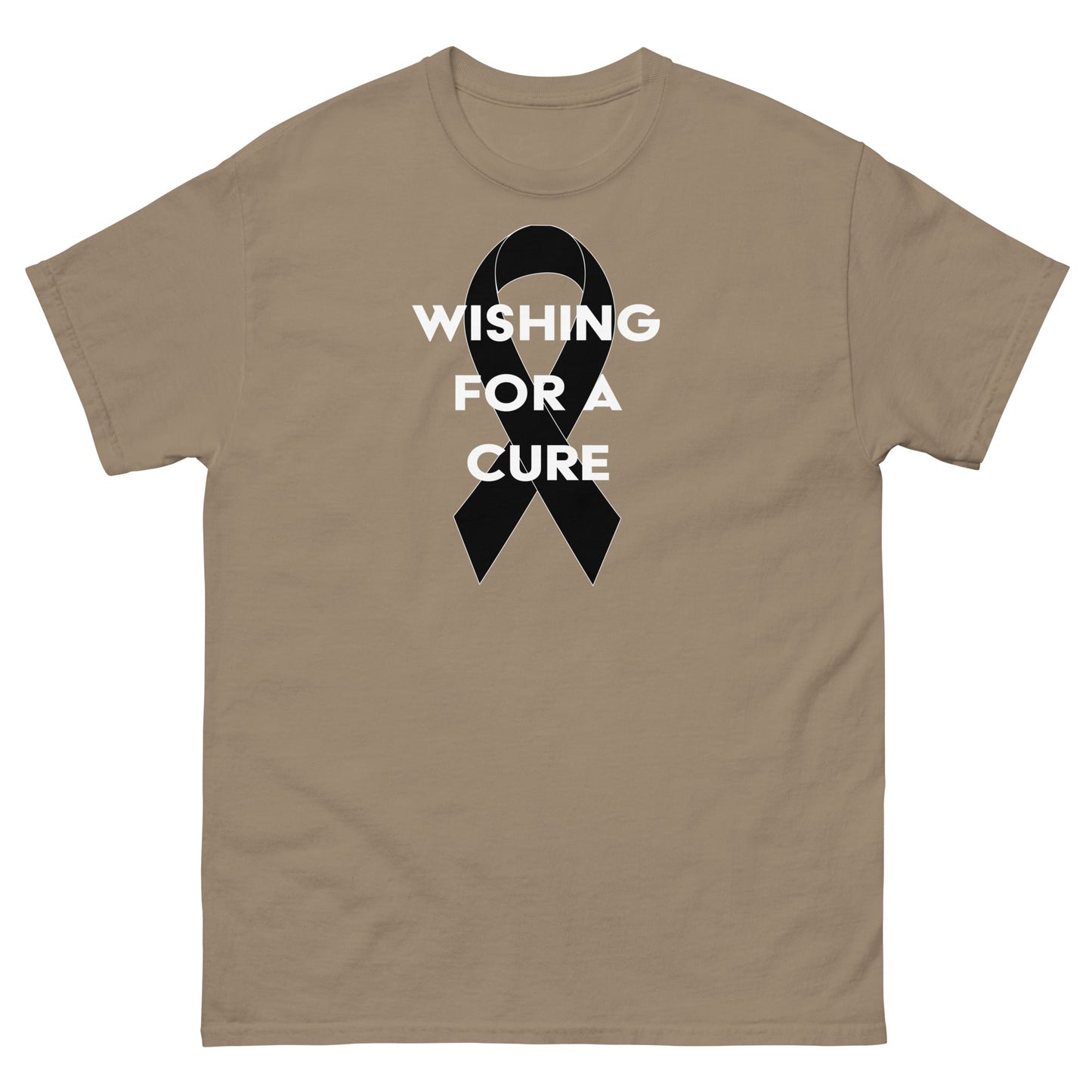 Melanoma Wishing for a Cure Tee - JohnVsGBMBrown SavanaS